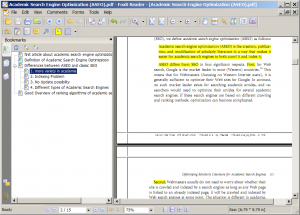 Add more bookmarks if a PDF is relevant for the thesis