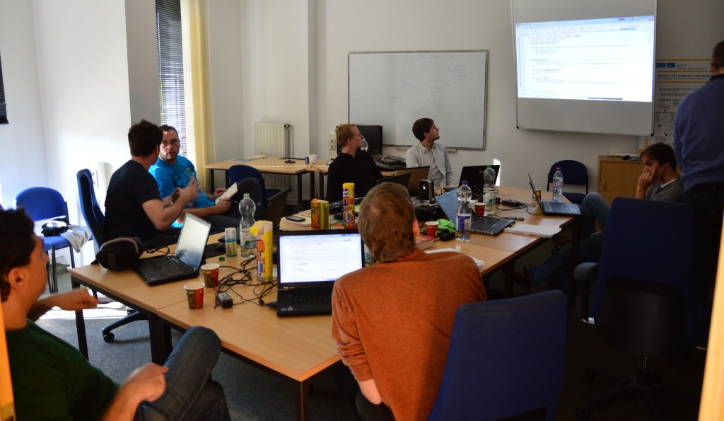 The Freeplane and Docear team in Docear's office