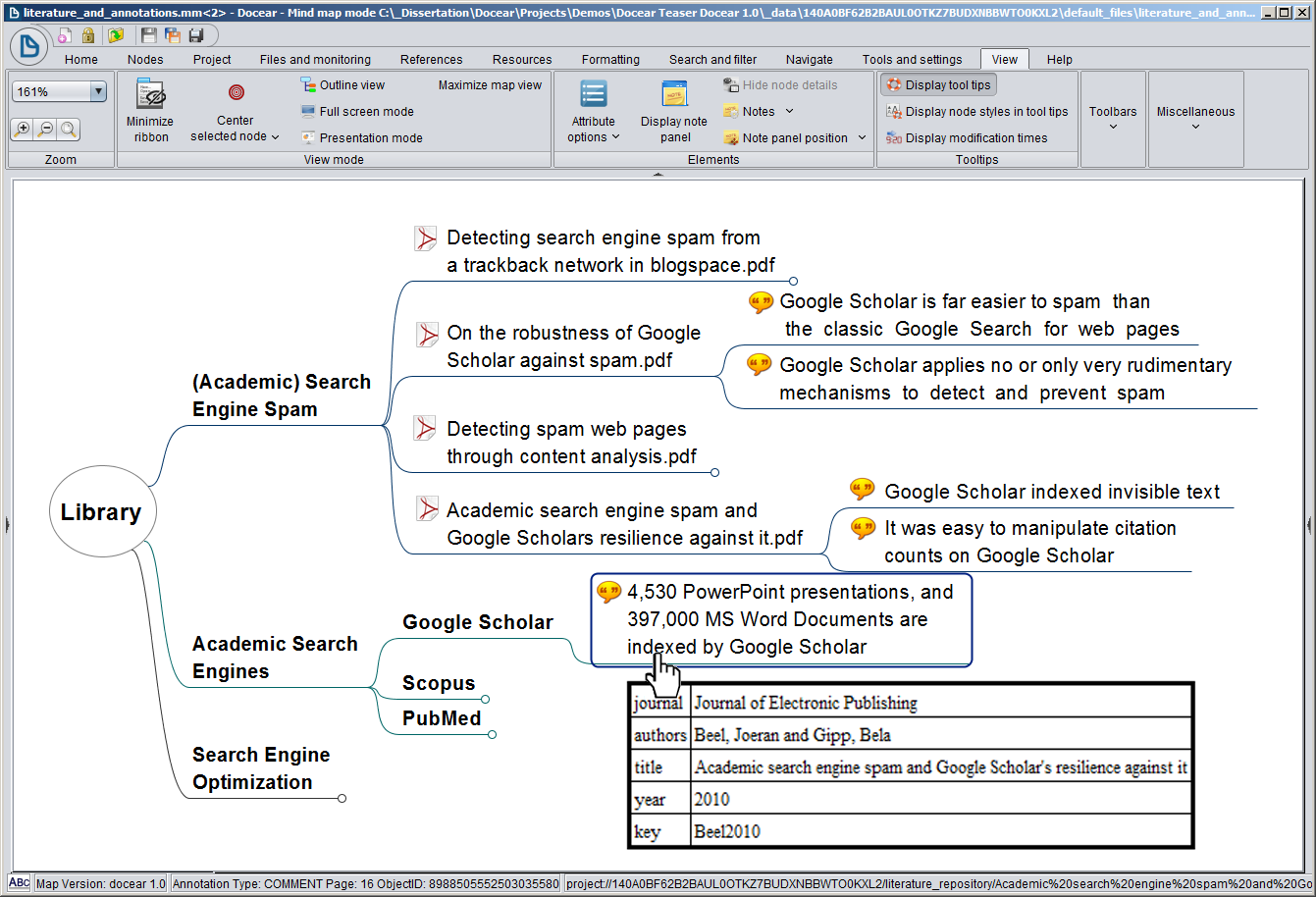 docear vs mendeley