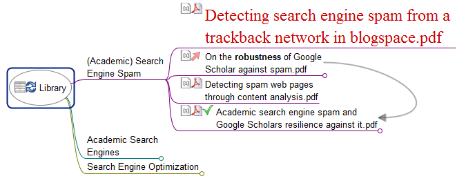 docear not updating references