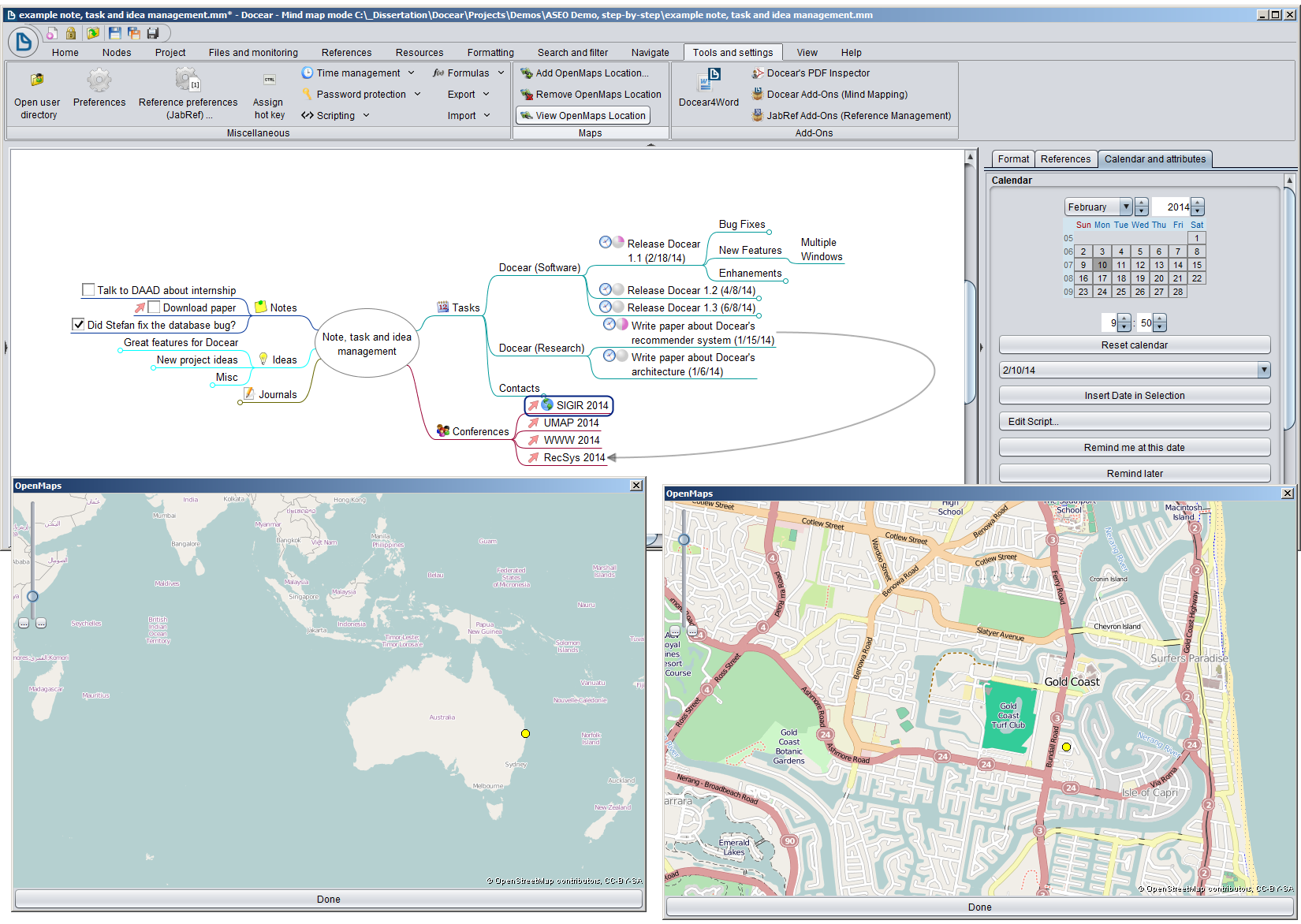 connecting docear with zotero